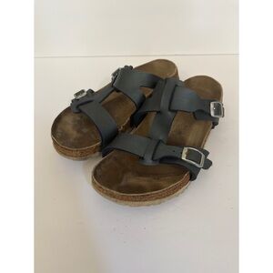 Birkenstock Birki Navy Sandals Women’s Size 38
